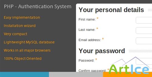 CodeCanyon - PHP - Authentication System v1.4