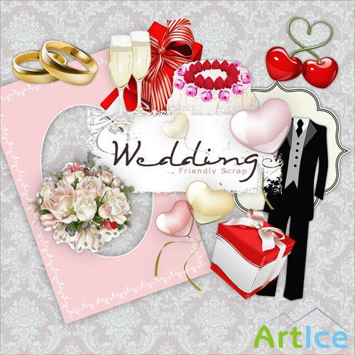 Scrap-kit - Wedding - I Love You 2