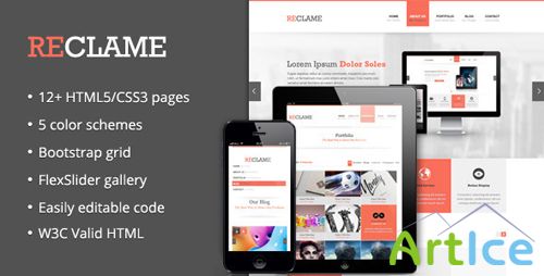 ThemeForest - Reclame - Business HTML Template