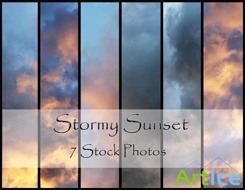 Stormy Sunset Textures