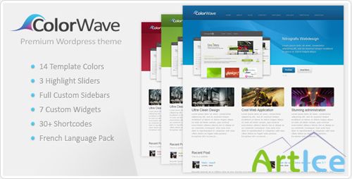 ThemeForest - Colorwave v1.08 - Premium Wordpress Theme