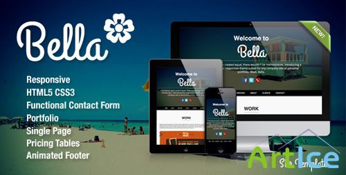 ThemeForest - Bella - Parallax Responsive Site Template