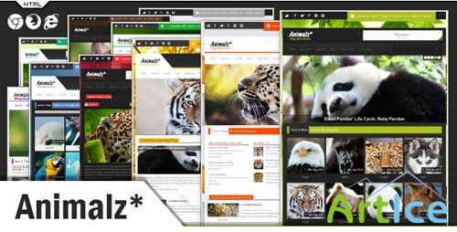 ThemeForest - Animalz - Eco/Green Environmental HTML Template