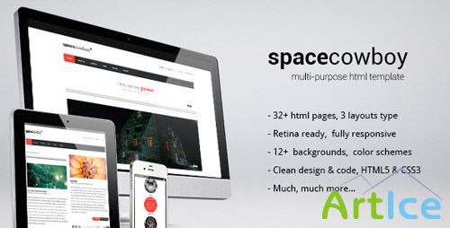 ThemeForest - Spacecowboy - multi-purpose html template