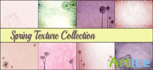 Spring Texture Collection + Photoshop Brushes