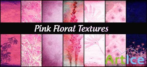 Pink Floral Textures