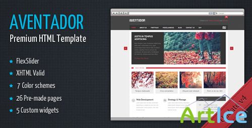 ThemeForest - Aventador - Premium HTML Template