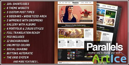 ThemeForest - Parallels v1.2 - Premium Wordpress (incl. PSD)