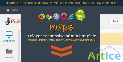 ThemeForest - Pontus - A Clever Responsive Admin Template