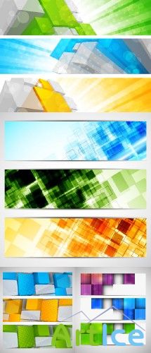 Bright Banner Vector Set #