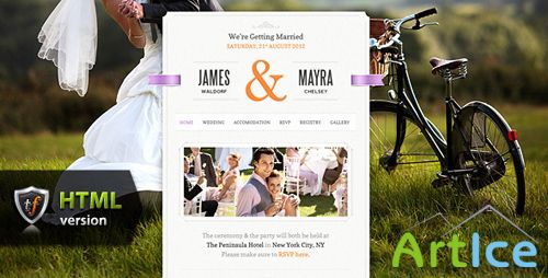 ThemeForest - Just Married - Wedding Event HTML Theme - All Versions