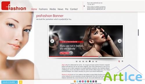 ActiveDen - proFashion  Site Template with DeepLinking - Retail