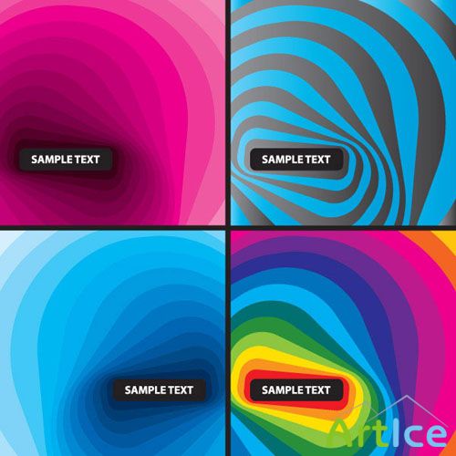 Colorful Wave Vector Backgrounds