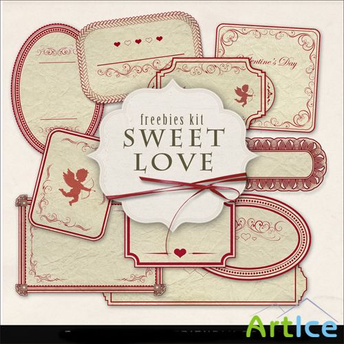Scrap-kit - Sweet Love Labels