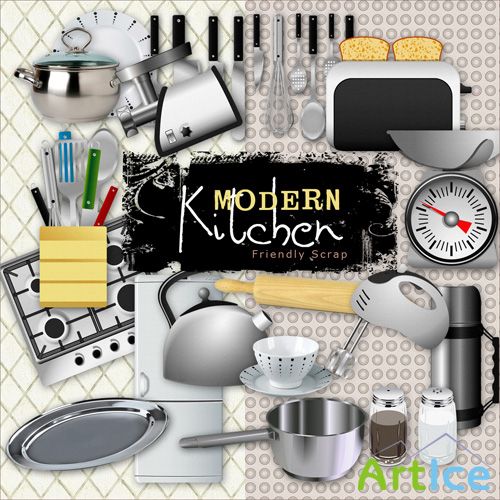 Scrap-kit - Modern Kitchen 1