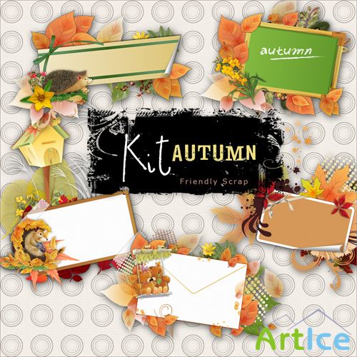 Scrap-kit - Autumn Labels