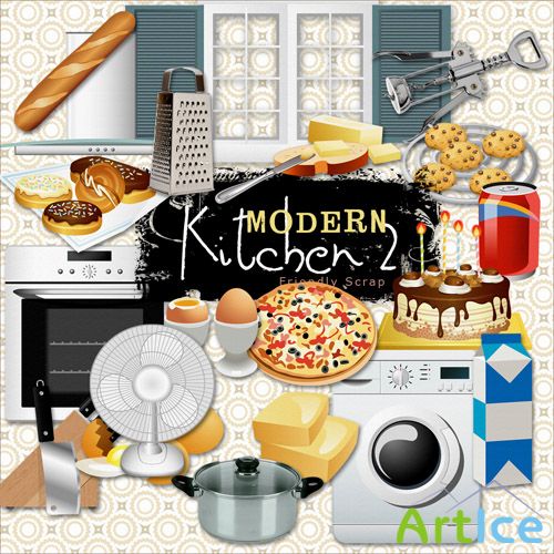 Scrap-kit - Modern Kitchen 2