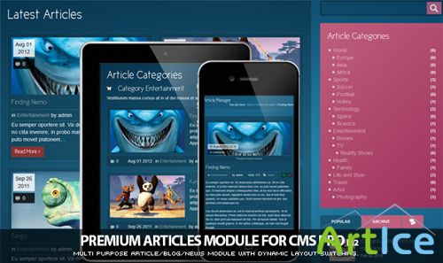 CodeCanyon - Article Manager Module for CMS pro!