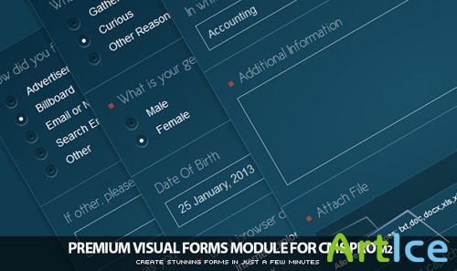 CodeCanyon - Visual Forms Module for CMS pro! v1.30