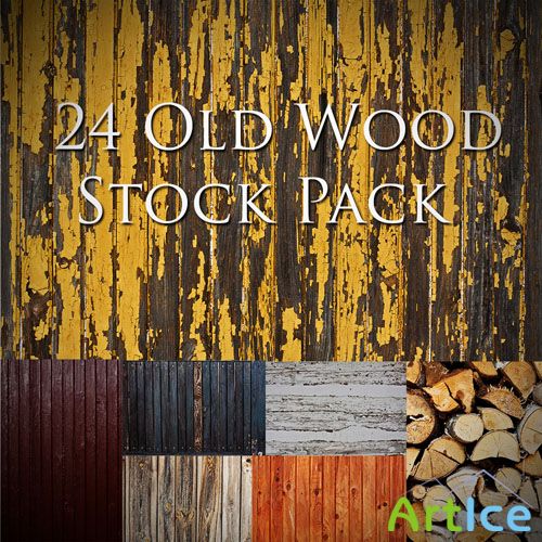 24 Old Wood Texture Backgrounds