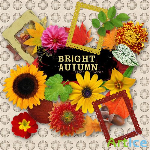Scrap-kit - Bright Autumn