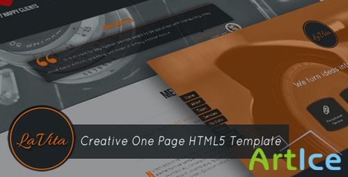ThemeForest - LaVita - Creative One Page HTML5 Template