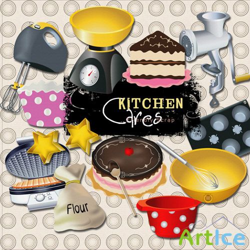 Scrap-kit - Kitchen Cares