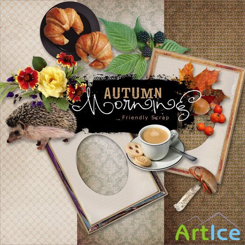 Scrap-set - Autumn Morning