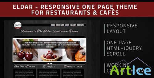 ThemeForest - Eldar - HTML Theme For Restaurants & Cafes