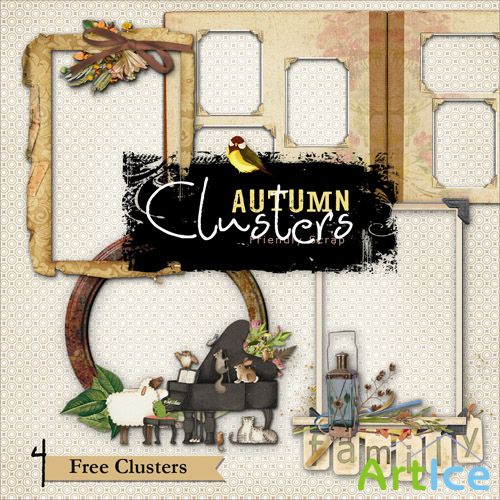 Scrap-kit - Autumn Cluster
