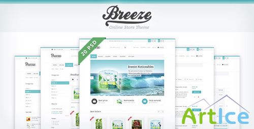 ThemeForest - Breeze - HTML5 & CSS3 store template