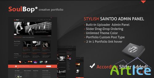 ThemeForest - soulBop v1.6.1 - WP Creative Portfolio