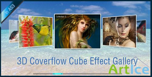 ActiveDen - 3D Coverflow Cube Effect Portfolio - Rip