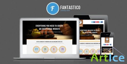 ThemeForest - Fantastico - Coming Soon Template