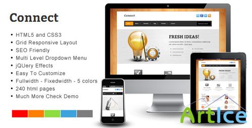 ThemeForest - Connect - Responsive HTML Template
