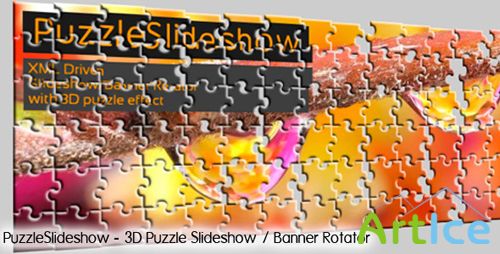 ActiveDen - PuzzleSlideshow - 3D Jigsaw Puzzle Slideshow XML