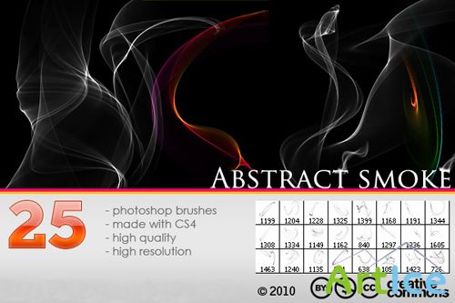 Brushes for Photoshop - Abstract Smoke