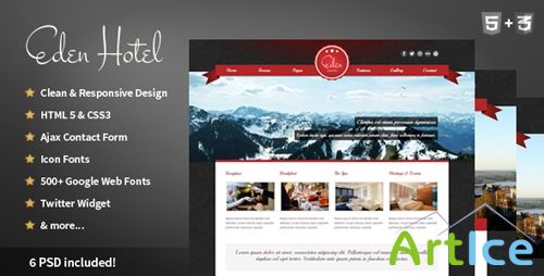 ThemeForest - Eden Hotel - Responsive HTML Template