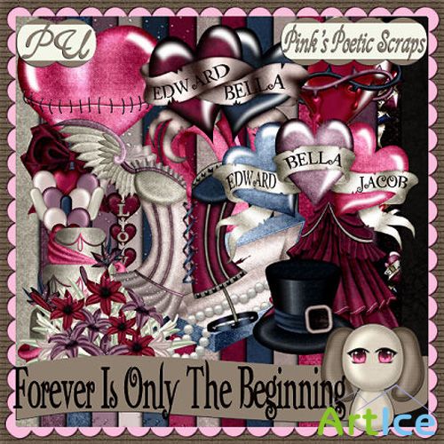 Scrap Set - Forever Is Only The Beginning PNG and JPG Files