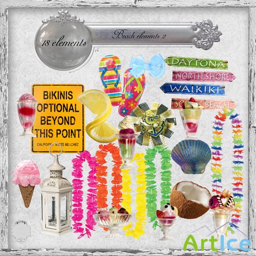 Scrap Kit - Beach elements 2