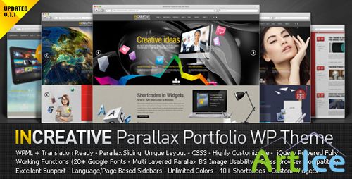 ThemeForest - INCREATIVE v1.2 - Creative and Unique WordPress Theme