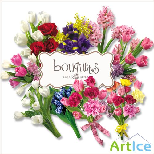 Scrap Set - Bouquets 2 PNG Files