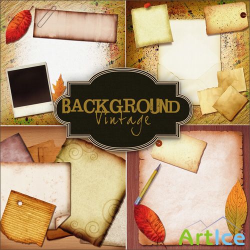 Backgrounds - Old Vintage Style Papers