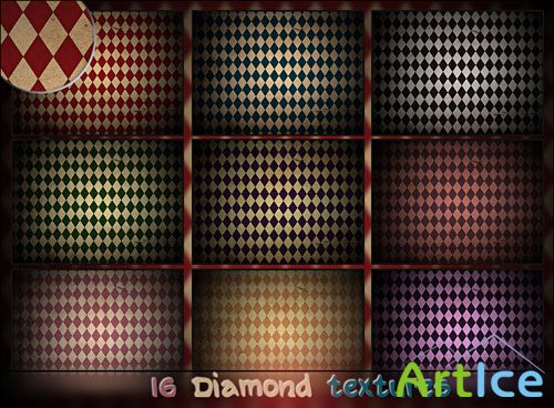 16 Large Diamond Textures