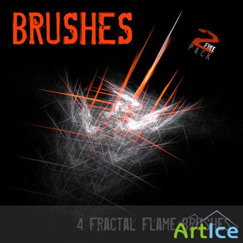 Fractal Flame Photoshop Brushes