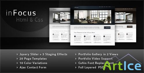 ThemeForest - inFocus - Powerful Professional HTML CSS Theme