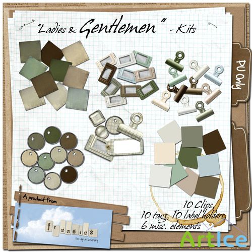 Scrap Set - Ladies & Gentlemen 2