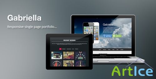 ThemeForest - Gabriella - Responsive One Page Template