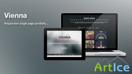 MojoThemes - Vienna - Responsive One Page Template