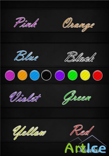 Cute Colors Photoshop Styles